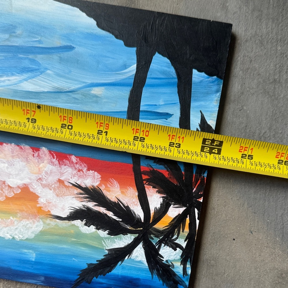 Tropical Sunset Canvas Art - Picture 8 of 10